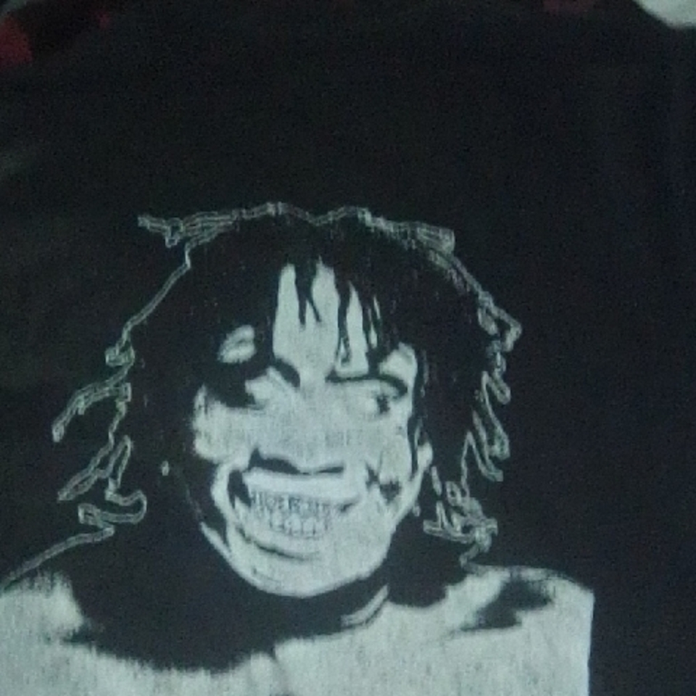 Graphic Tee with Unique Face Design